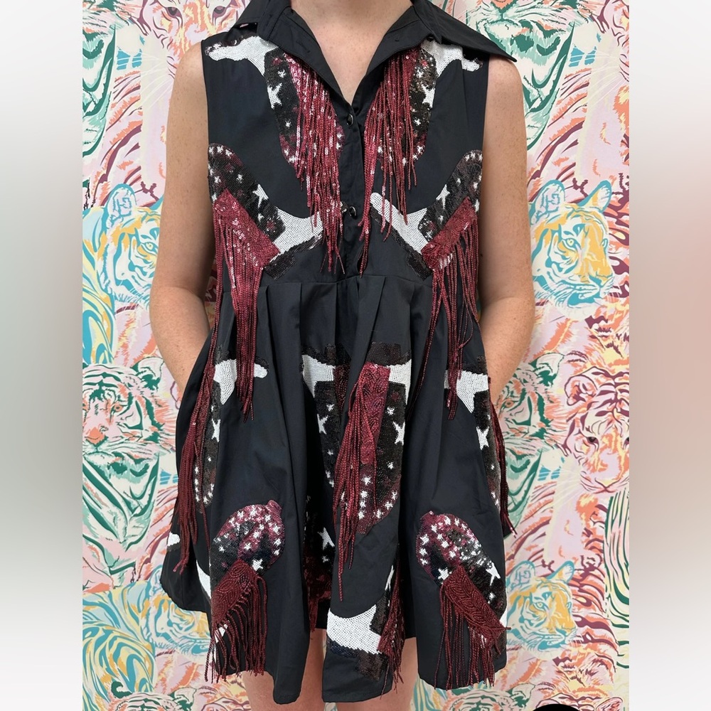 Queen of Sparkles | Cowboy Boots Dress.